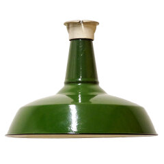 #19454 - Antique&nbsp;Porcelain&nbsp;Enameled&nbsp;Industrial&nbsp;Light&nbsp;image