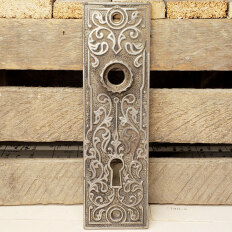 #25067 - Antique&nbsp;R&E&nbsp;Avallon&nbsp;Doorknob&nbsp;Backplate&nbsp;image