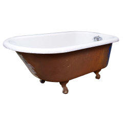 #29831 - 30x60&nbsp;Antique&nbsp;Cast&nbsp;Iron&nbsp;Clawfoot&nbsp;Bathtub&nbsp;image