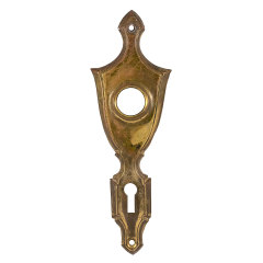 #33668 - Antique&nbsp;Brass&nbsp;Doorknob&nbsp;Backplate&nbsp;image