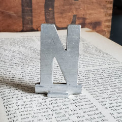 #37794 - Small&nbsp;Aluminum&nbsp;Letter&nbsp;N&nbsp;image