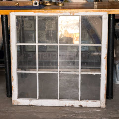 #38912 - Salvaged&nbsp;12&nbsp;Lite&nbsp;Wood&nbsp;Window&nbsp;Wavy&nbsp;Glass&nbsp;image