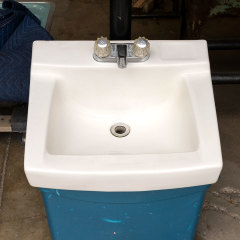 #39374 - Salvaged&nbsp;Wall&nbsp;Mount&nbsp;Porcelain&nbsp;Bathroom&nbsp;Sink&nbsp;image