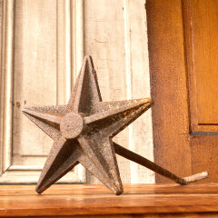 #43876 - Salvaged&nbsp;Antique&nbsp;Cast&nbsp;Iron&nbsp;Building&nbsp;Star&nbsp;image