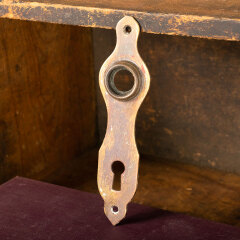 #43910 - Antique&nbsp;Brass&nbsp;Doorknob&nbsp;Backplate&nbsp;Hardware&nbsp;image