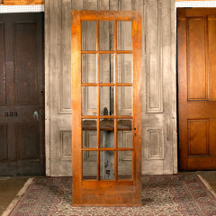 #43966 - 30x84&nbsp;Salvaged&nbsp;Antique&nbsp;15&nbsp;Lite&nbsp;French&nbsp;Door&nbsp;image