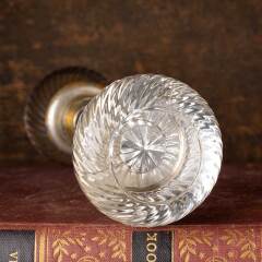 #47465 - Antique&nbsp;Corbin&nbsp;Spiral&nbsp;Glass&nbsp;Doorknob&nbsp;Set&nbsp;image