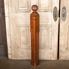 #49659 - Salvaged&nbsp;Antique&nbsp;Wood&nbsp;Staircase&nbsp;Newel&nbsp;Post&nbsp;image