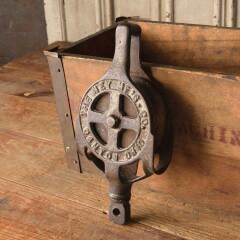 #49887 - Antique&nbsp;Cast&nbsp;Iron&nbsp;Barn&nbsp;Pulley&nbsp;Hardware&nbsp;image