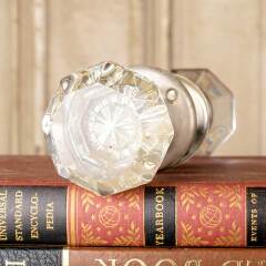 #50076 - Antique&nbsp;Glass&nbsp;Doorknobs&nbsp;Door&nbsp;Hardware&nbsp;Set&nbsp;image