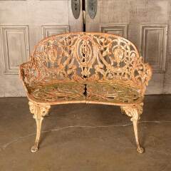 #50772 - Vintage&nbsp;Cast&nbsp;Iron&nbsp;Garden&nbsp;Patio&nbsp;Bench&nbsp;image