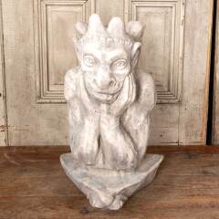 #53707 - Large&nbsp;Cast&nbsp;Plaster&nbsp;Notre&nbsp;Dame&nbsp;Gargoyle&nbsp;image