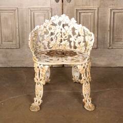 #54308 - Antique&nbsp;Cast&nbsp;Iron&nbsp;Grapevine&nbsp;Garden&nbsp;Chair&nbsp;image