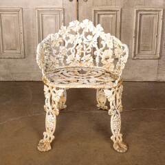 #54309 - Antique&nbsp;Cast&nbsp;Iron&nbsp;Grapevine&nbsp;Garden&nbsp;Chair&nbsp;image