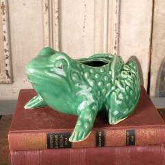 #54332 - Vintage&nbsp;Ceramic&nbsp;Frog&nbsp;Planter&nbsp;image