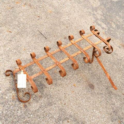 #12806 Antique Wrought Iron Window Guard image 2