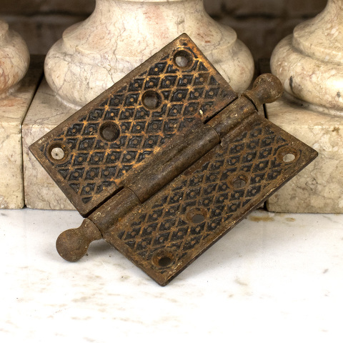 #14575 Antique Ball Finial Door Hinge image 3