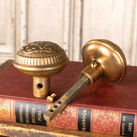 #15255 Antique Russell & Erwin Doorknobs image 5