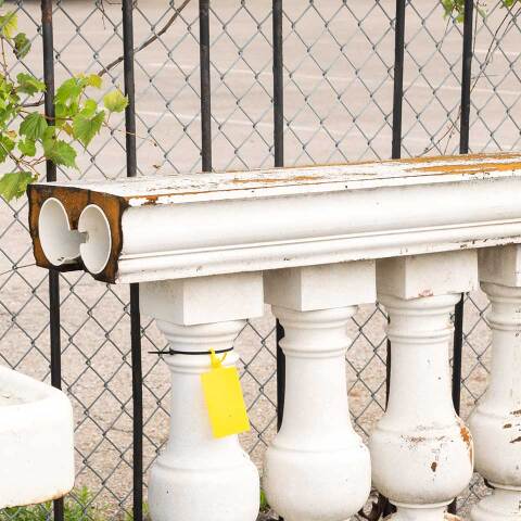 #17771 Salvaged Exterior Fypon Balustrade Railing image 4