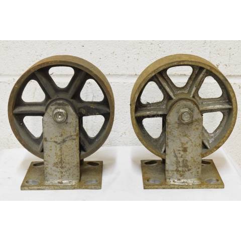 #22607 Industrial Metal Cart Casters image 4