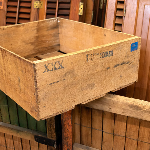 #26882 Antique Wood Squash Crate image 2