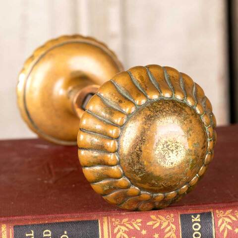 #28754 Antique Russell & Erwin Doorknobs Hardware image 2