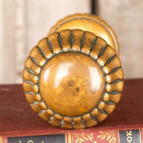#28754 Antique Russell & Erwin Doorknobs Hardware image 4