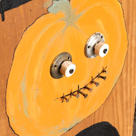 #30154 Handmade Halloween BOO Sign image 5