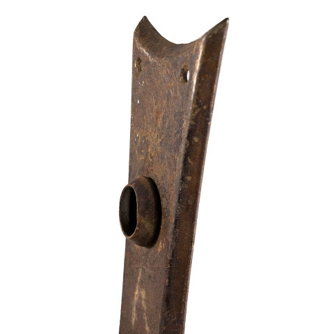 #33584 Antique Metal Doorknob Backplate image 4