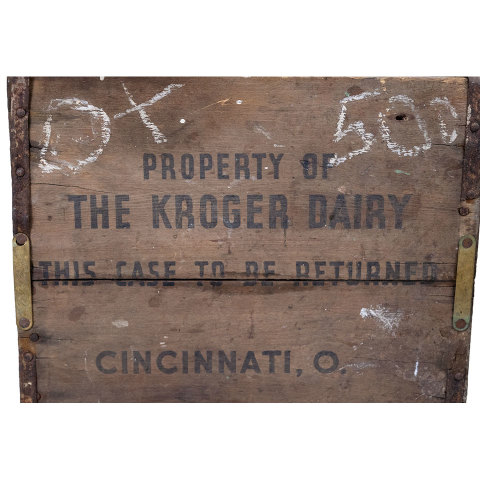 #34720 Vintage Kroger Wood Crate image 2