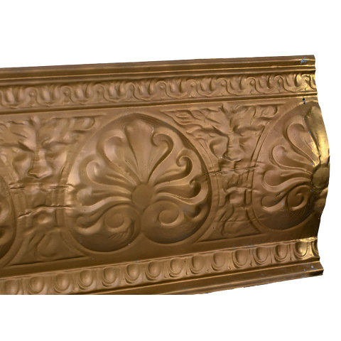 #35422 Salvaged Antique Pressed Tin Crown Molding image 2
