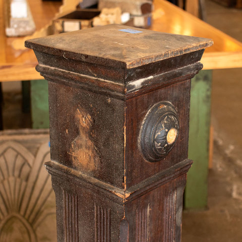 #35493 Salvaged Wood Newel Post image 5