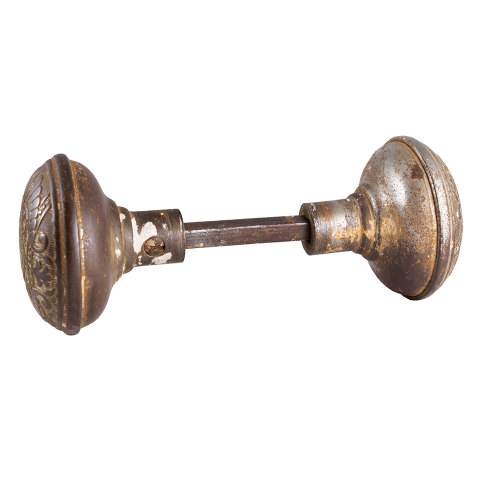 #35702 Antique Corbin Canton Doorknobs image 5