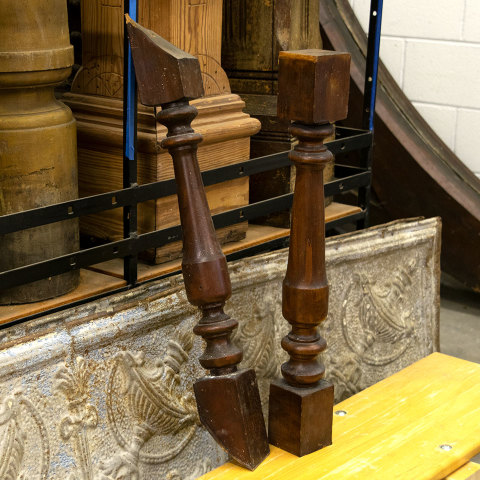 #36242 Salvaged Wood Staircase Baluster image 2