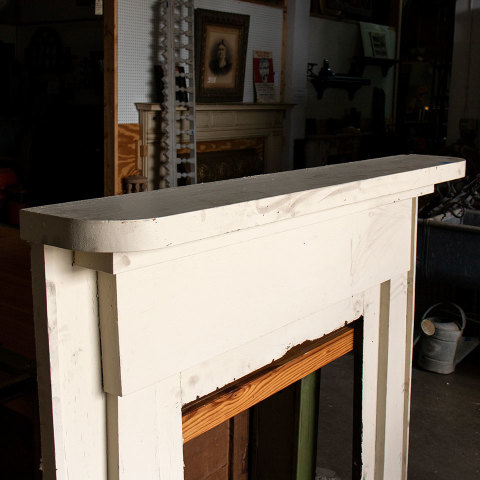 #37574 Salvaged Wood Fireplace Mantel image 4