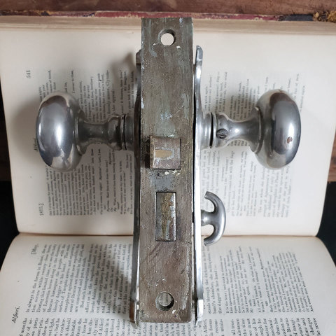#37647 Antique Corbin St. John's Doorknob Set image 2