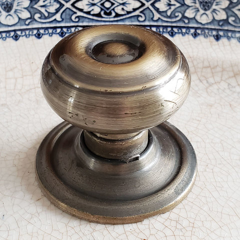 #37900 Salvaged Dummy Doorknob image 2