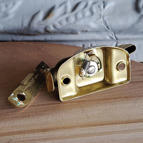 #38159 Brass Sash Lock & Keeper image 4