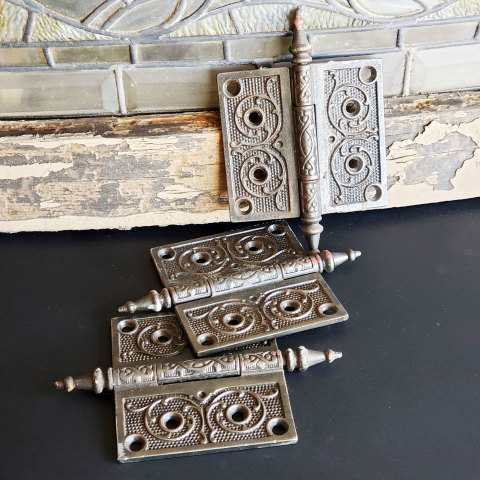 #38271 Antique Steeple Finial Door Hinge image 5