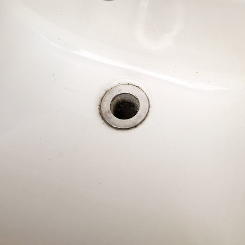 #39374 Salvaged Wall Mount Porcelain Bathroom Sink image 4