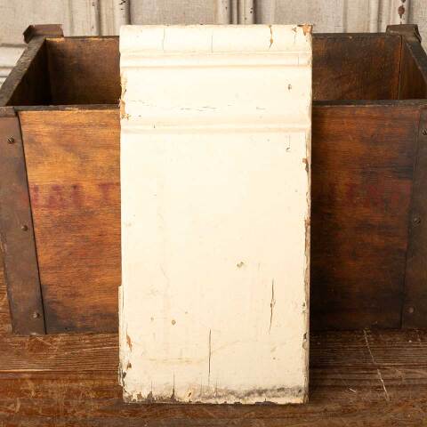 #39453 Antique Painted Wood Door Plinth Trim Block image 4