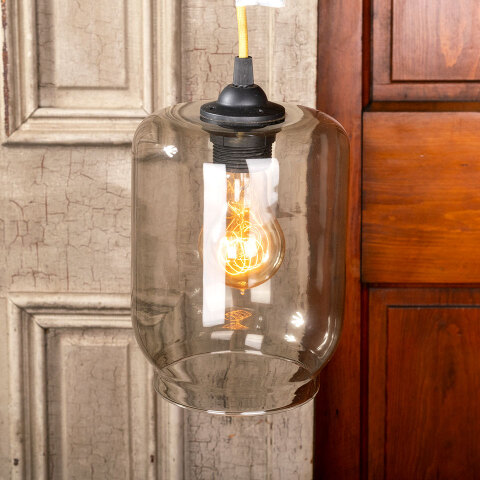 #40310 Modern Glass and Brass Pendant Light image 2