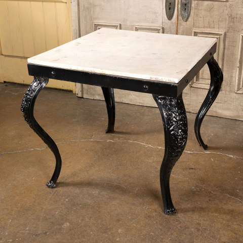 #41073 Cast Iron Foyer Table with Stone Top image 2