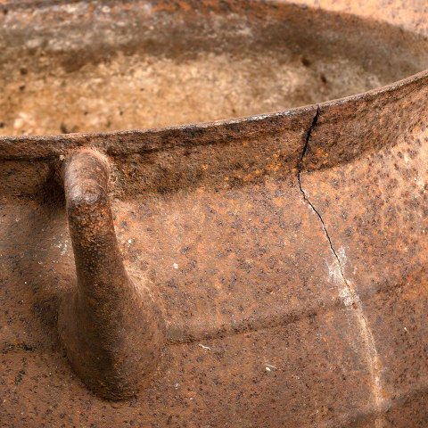 #41074 Antique 15 Gallon Cast Iron Cauldron image 7