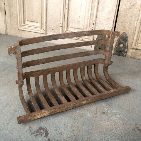 #41978 Salvaged Cast Iron Fireplace Coal Basket image 5