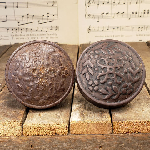 #42331 Antique Lockwood Halfa Doorknobs image 6