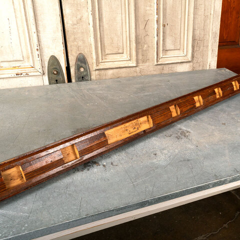 #42349 Salvaged Antique Oak Staircase Handrail image 3