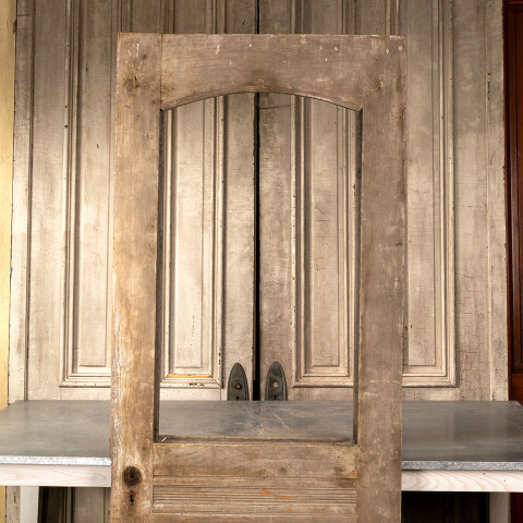 #42805 32x80 Salvaged Half Lite Victorian Entry Door image 8