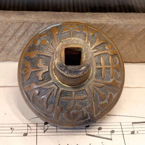 #43118 Antique Lockwood Single Bronze Doorknob image 4