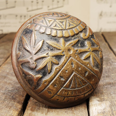 #43348 Antique Branford Oriental Single Doorknob image 2